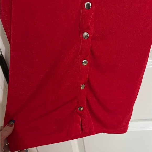 Princess Polly Elody Red Bodycon Polo Collar Dress - Picture 5 of 12